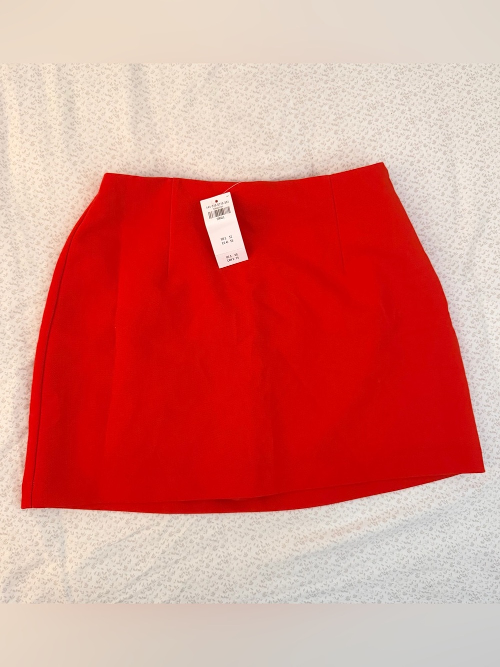 Abercrombie & Fitch Bright Red Mini Skirt